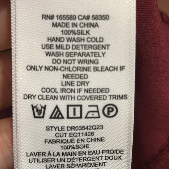 Equipment 100% Silk Wrap Dress (XS) - Picture 5 of 5